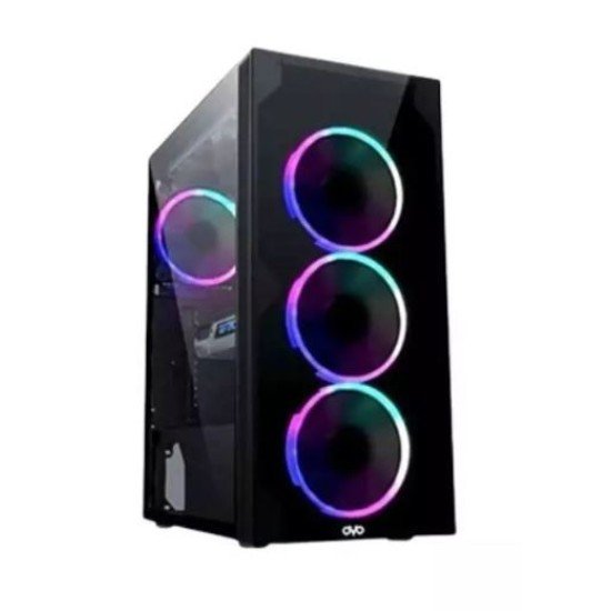 OVO X10 ARGB Mid Tower Gaming Case (Black)