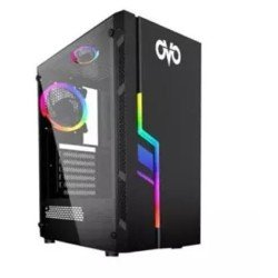 OVO JX188-7 MID TOWER GAMING RGB CASE (BLACK)