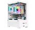 OVO CC20195 3X-ARGB ICE Cube M-ATX Mid Tower Gaming Case (White)