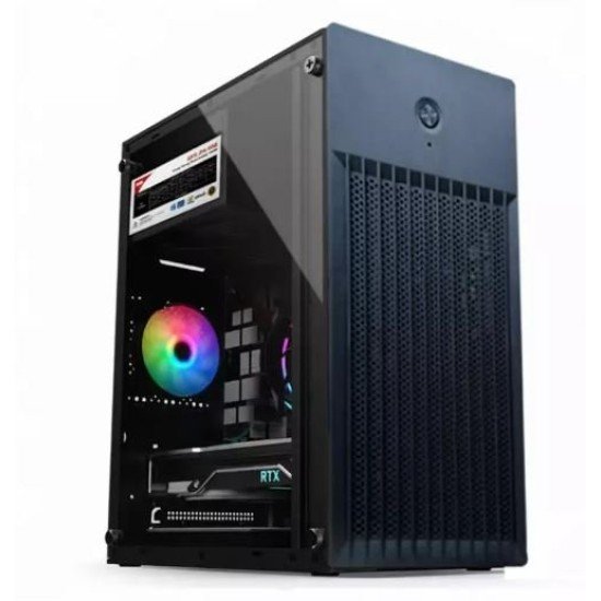 OVO J618 B RGB Micro Mesh Gaming Casing (Black)