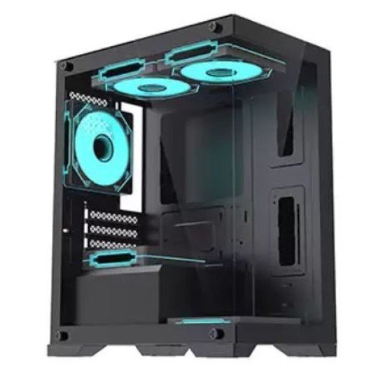 OVO CC4315-B ARGB Infinity Fan Ice Gaming Case (Black)
