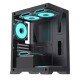 OVO CC4315-B ARGB Infinity Fan Ice Gaming Case (Black)