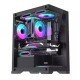 OVO CC4315-B ARGB Infinity Fan Ice Gaming Case (Black)