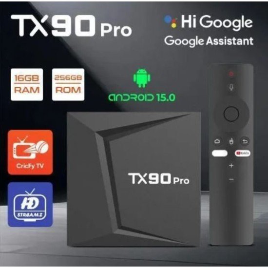 TX90 Pro Supply Ultra-HD with Android 13 Tv Box