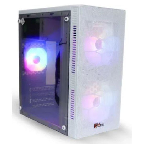 PC Power PP-X2603 WH Web Mesh mAtx Case with Power Supply