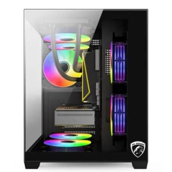 PC Power ICEBOX X2 BK mATX Mid Tower Gaming Casing
