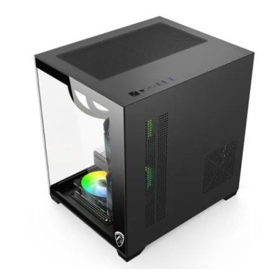 PC Power ICEBOX X2 BK mATX Mid Tower Gaming Casing