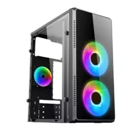 PC Power Pulse Fire X2 m-ATX Mid Tower Casing with 200W PSU