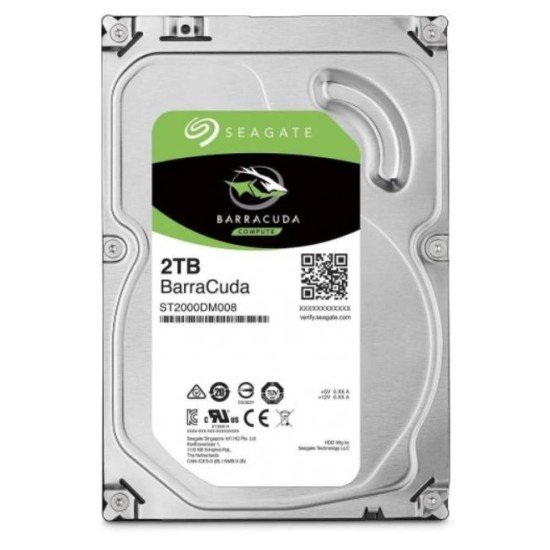 Seagate Barracuda 2TB 7200RPM SATA 3.5-inch HDD