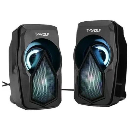 T-WOLF S11 Dual LED Mini Speaker