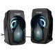 T-WOLF S11 Dual LED Mini Speaker