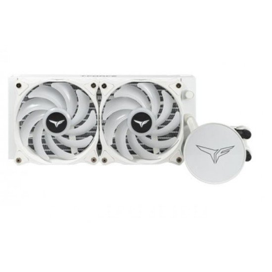 TEAM T-Force SIREN GD240E All-In-One ARGB CPU Liquid Cooler White
