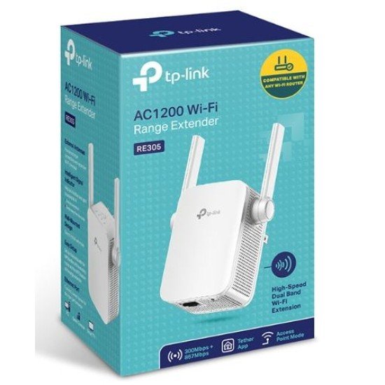TP-Link RE305 AC1200 1200Mbps Dual Band WiFi Range Extender