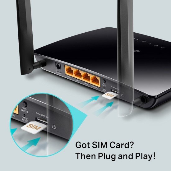 TP-Link Archer MR200 AC750 Dual Band 4G LTE Router