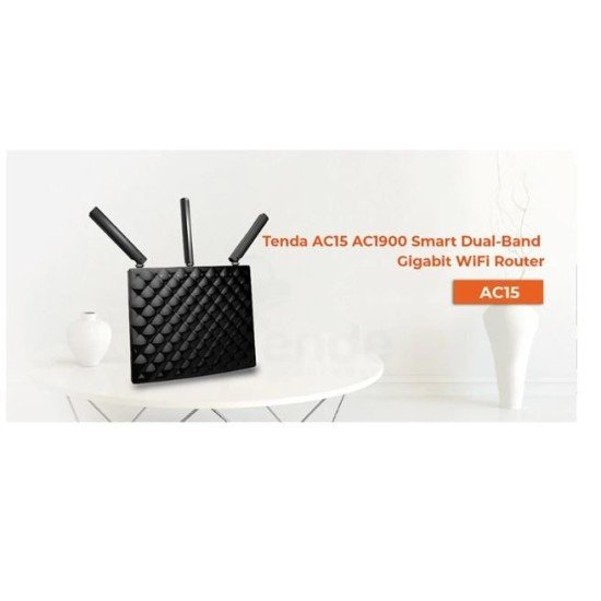 Tenda AC15 AC1900 Dual-Band Gigabit WiFi Router