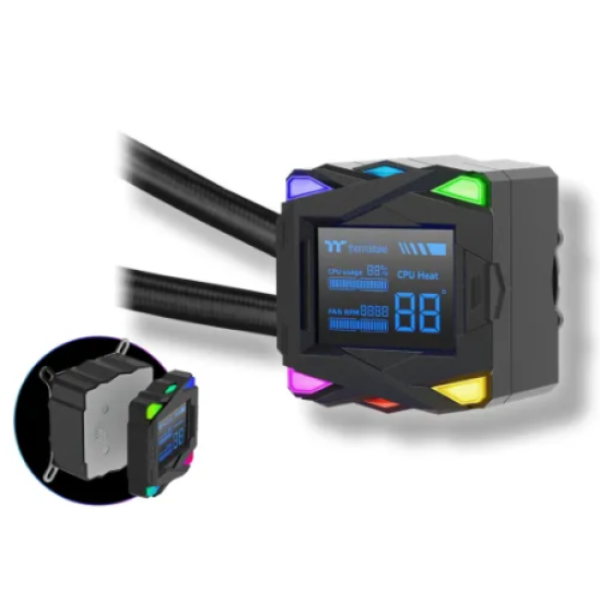Thermaltake LA240-S ARGB Sync 240mm AIO Liquid CPU Cooler With Display
