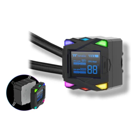 Thermaltake LA360-S ARGB Sync 360mm AIO Liquid CPU Cooler With Display