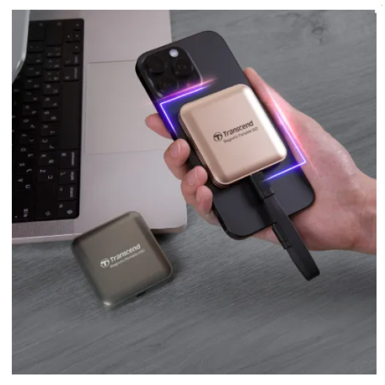 Transcend ESD420C 4TB 20Gbps Type-C Magnetic Portable SSD
