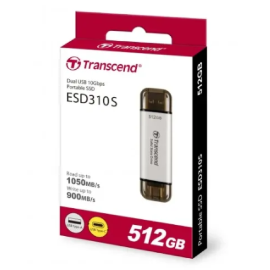 Transcend ESD310S 512GB USB Type-C Portable SSD