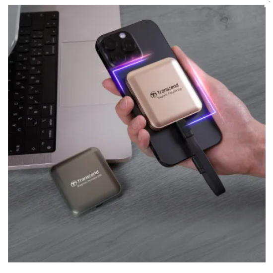 Transcend ESD420G 1TB 20Gbps Type-C Magnetic Portable SSD