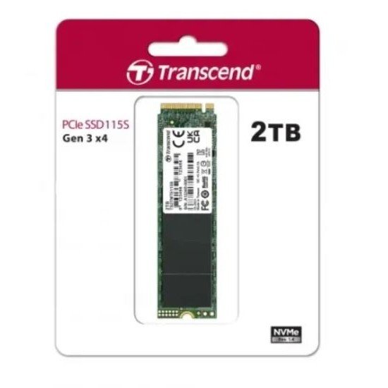 Transcend 115S 2TB M.2 PCIe Gen3 x4 NVMe SSD (M-Key)