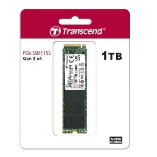 Transcend 115S 1TB M.2 PCIe Gen3 x4 NVMe SSD (M-Key)
