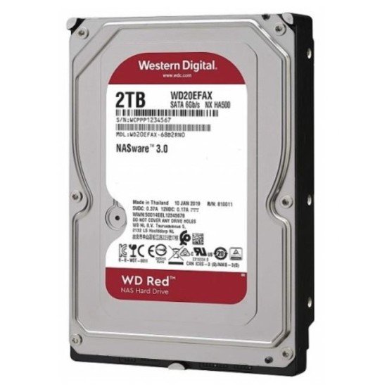 Western Digital Red 2TB Nas Storage Hard Disk Drive.
