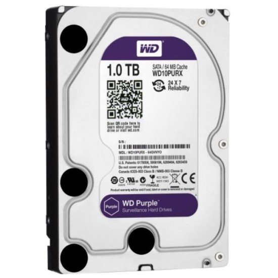 Western Digital 1TB Purple Surveillance HDD