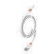 Yison Celebrat CB-33 A-M-White 1 Meter USB to Micro USB Cable