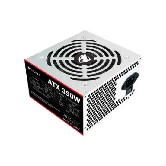 T-Wolf ATX 350W Grey Power Supply 