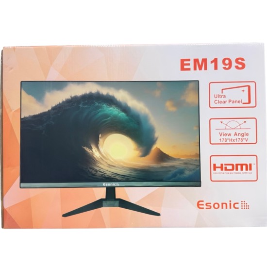 Esonic 19 inch HD Monitor EM19S BLACK /WHITE
