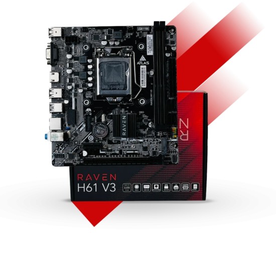ATLAS RAVEN H61 V3 Motherboard