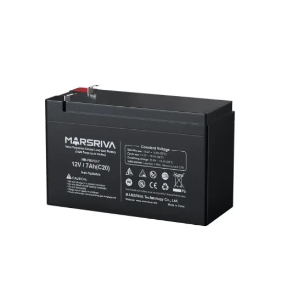 Marsriva MR-PBU12-7 12V 7Ah Sealed Lead-acid UPS Battery