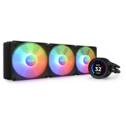 NZXT Kraken Elite 360 RGB 360mm AIO Liquid CPU Cooler with LCD Display
