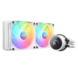 NZXT Kraken 240 RGB 240mm AIO Liquid CPU Cooler White with LCD Display