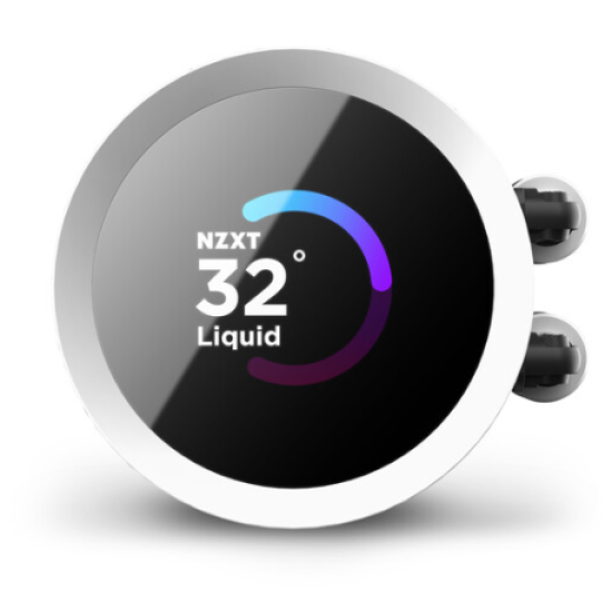 NZXT Kraken 240 RGB 240mm AIO Liquid CPU Cooler White with LCD Display