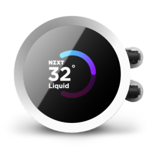 NZXT Kraken 360 RGB 360mm AIO Liquid CPU Cooler White with LCD Display