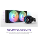 NZXT Kraken Elite 240 RGB 240mm AIO Liquid CPU Cooler with LCD Display