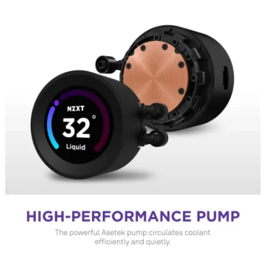 NZXT Kraken Elite 240 RGB 240mm AIO Liquid CPU Cooler with LCD Display