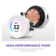 NZXT Kraken Elite 240 RGB 240mm AIO Liquid CPU Cooler White with LCD Display