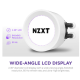 NZXT Kraken Elite 240 RGB 240mm AIO Liquid CPU Cooler White with LCD Display
