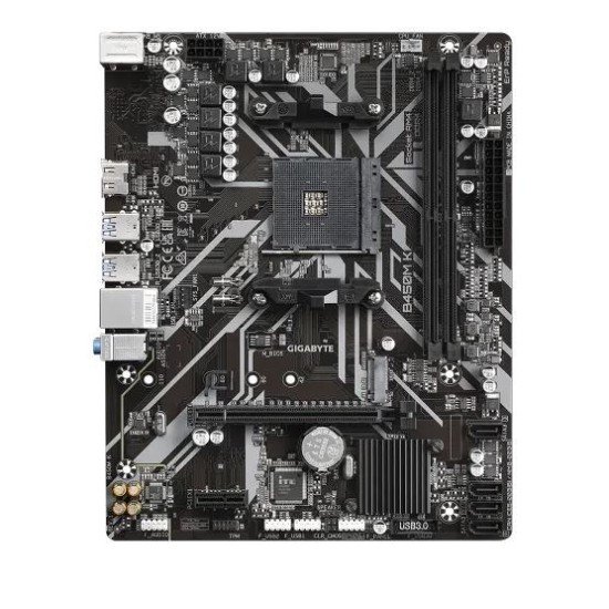 GIGABYTE B450M K AMD AM4 Micro ATX Motherboard