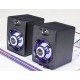 T-WOLF S1 Wired Speaker Black RGB