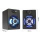 T-WOLF S1 Wired Speaker Black RGB