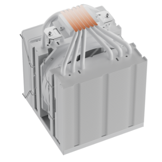 upHere UE2TC6 ARGB Dual Tower Air CPU Cooler